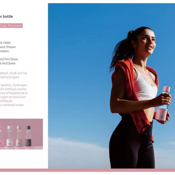 Hydrogen water bottles